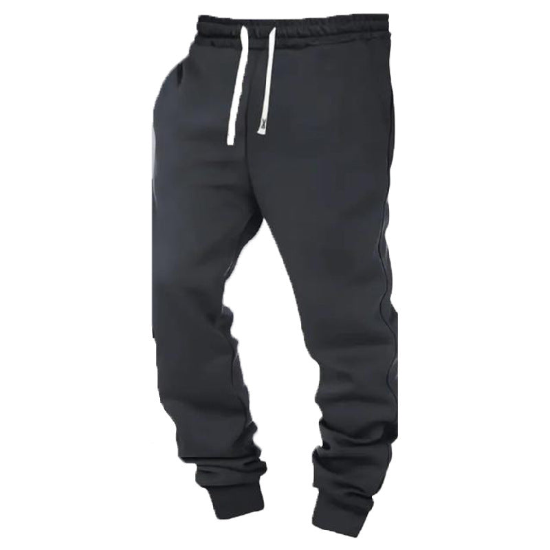 Men's comfortable athletic pants with drawstring waist
