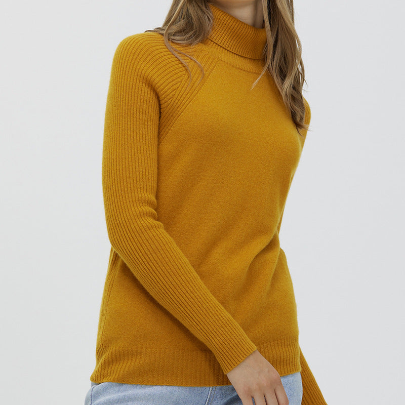 "Sofia Amoretti" Wool turtleneck autumn sweater