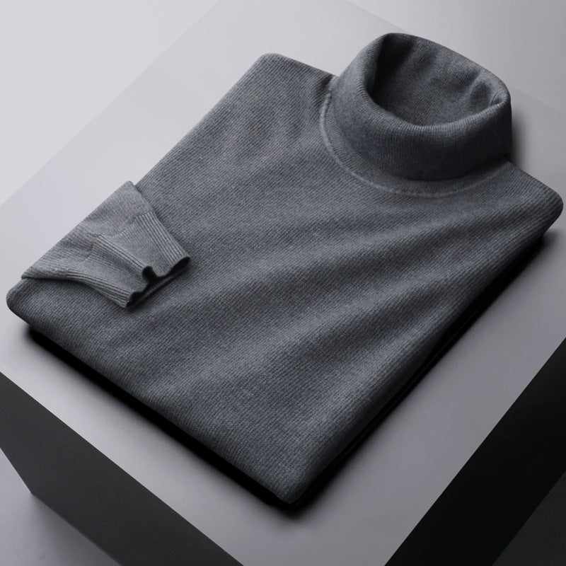 "Rodrigo Amores" Turtleneck Cashmere Sweatshirt