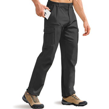 Men's Outdoor Hiking Pants - Soft Shell - Multi-Pockets - Lightweight