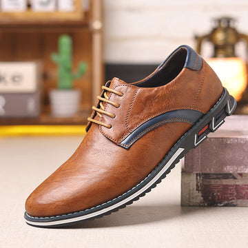 Men's stylish dress shoes with contrast design