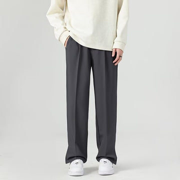 Men’s Harem Trousers – Lightweight Draped Fabric – Tapered Fit – Ankle Length