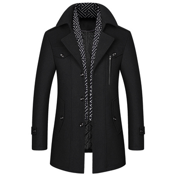 Men's tailored blend coat for sophisticated layering