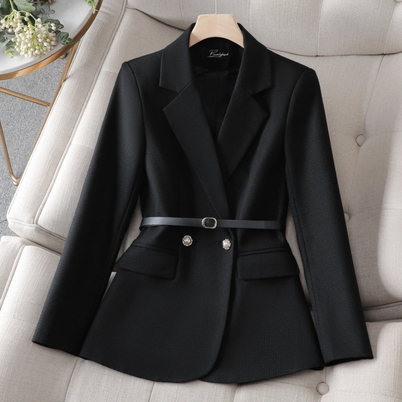 Isla Tailored Coat | Belted Double-Breasted Coat