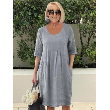 Jill - Elegant summer dress with handy pockets