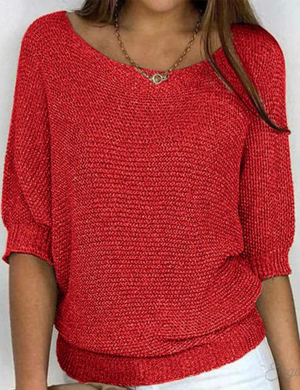 Women's casual knitted sweater