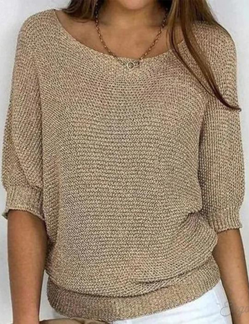 Women's casual knitted sweater