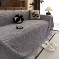 Minimalist Embossed Microfiber Sofa Cover