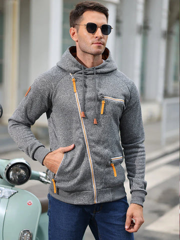 Eriks - men's modern hooded jacket