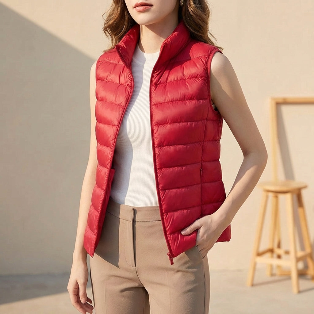 Ultralight Puffer Vest - Elegant Comfort Essential