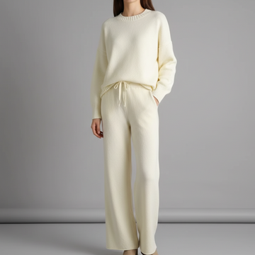 Monroe | Two-Piece Knit Sweater and Wide Leg Pants Set