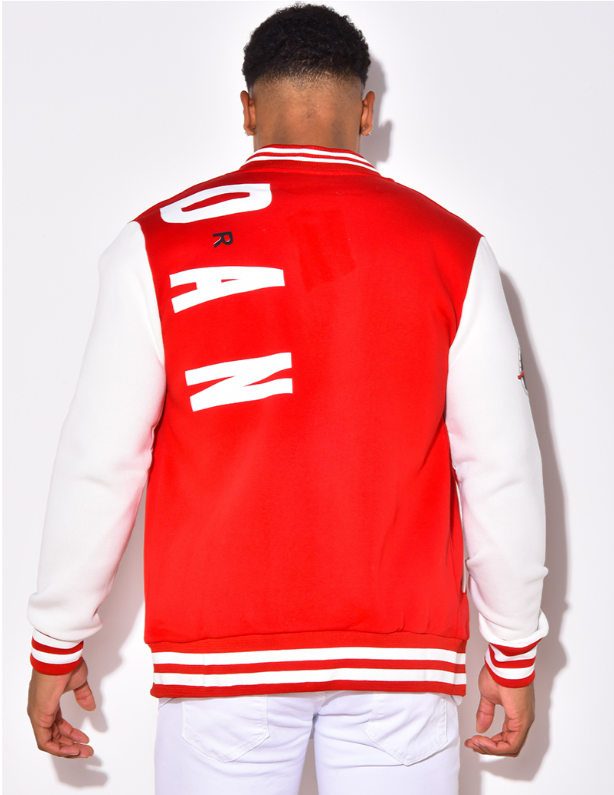 Jayzee - men's hip-hop retro baseball jacket