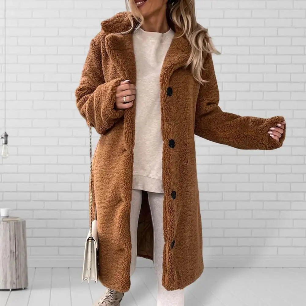 Women's cozy teddy coat for ultimate warmth