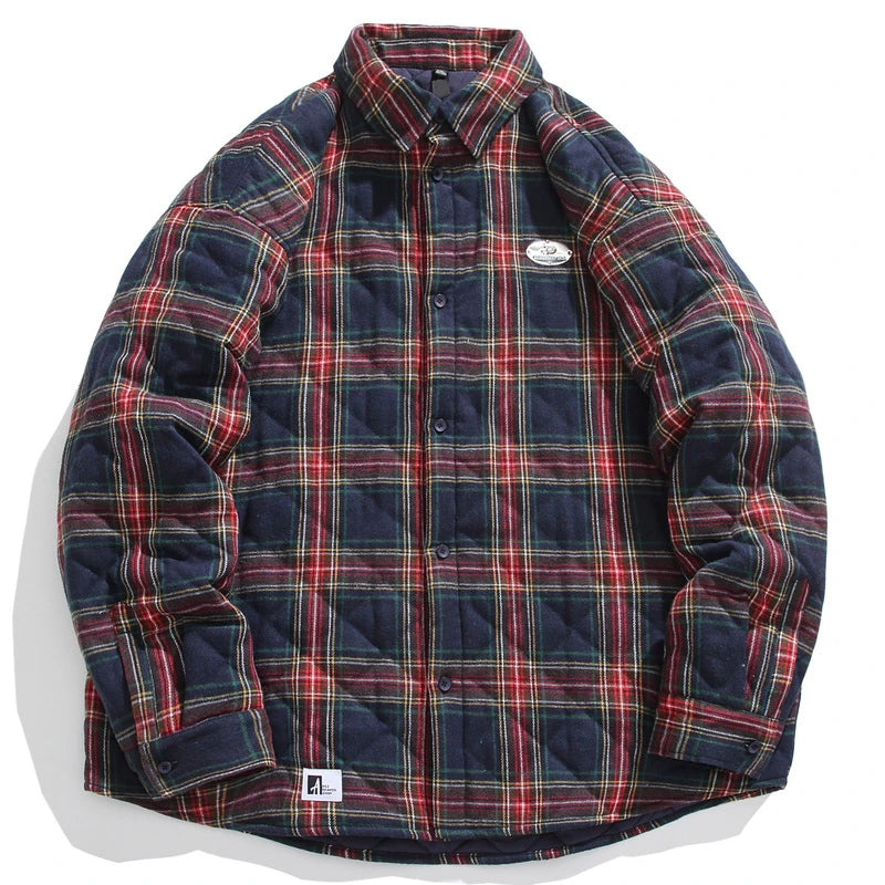 Men's rugged flannel jacket