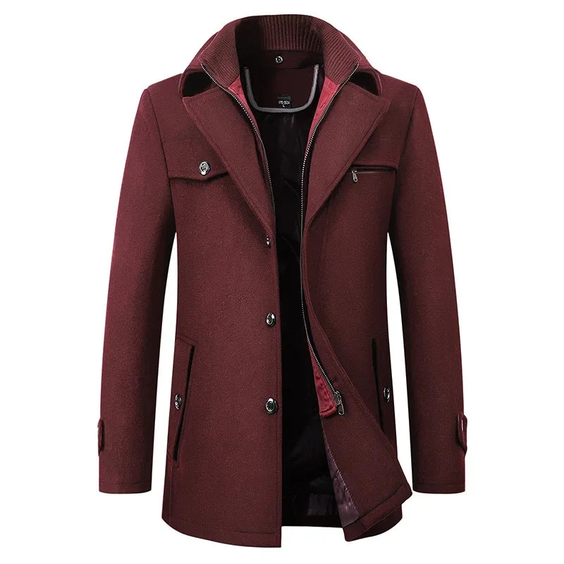 Men's elegant overcoat