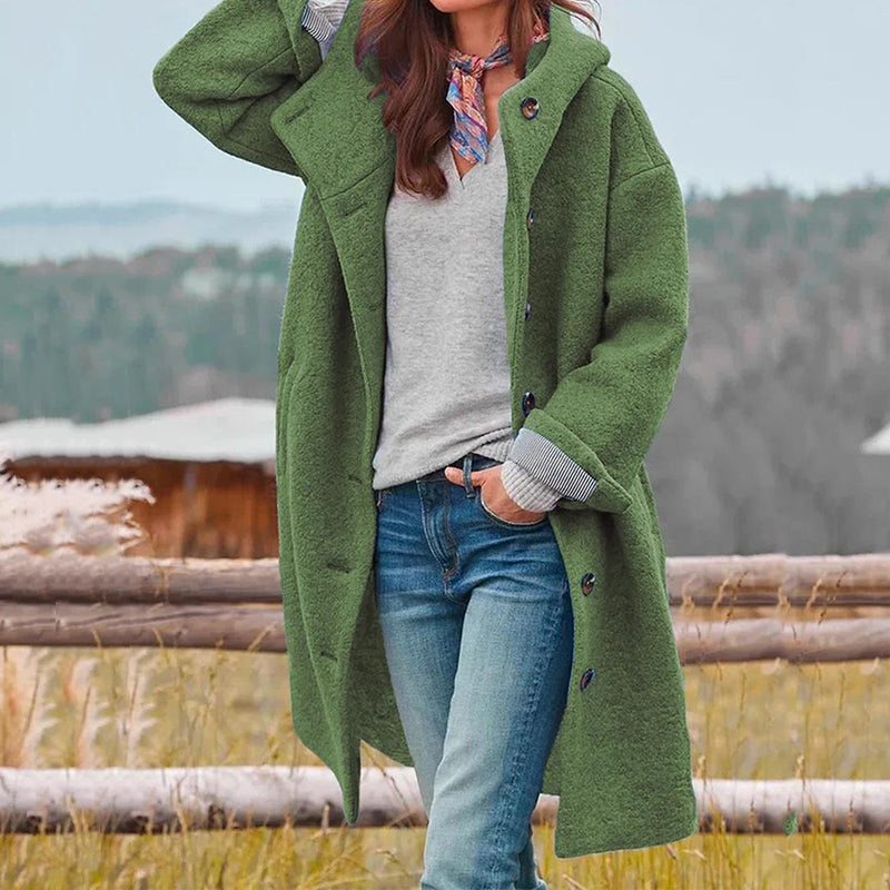 Women's wool blend coat for effortless fall style