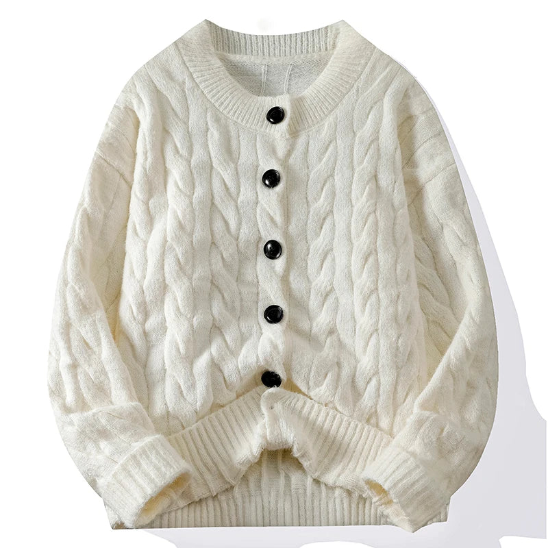 Men's classic knit cardigan