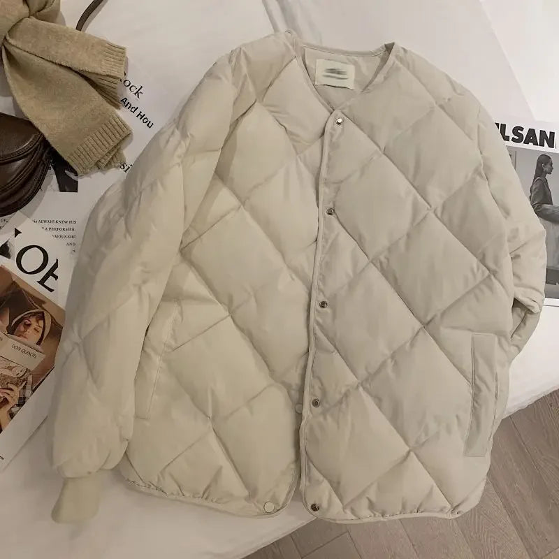 Casual quilted jacket for women