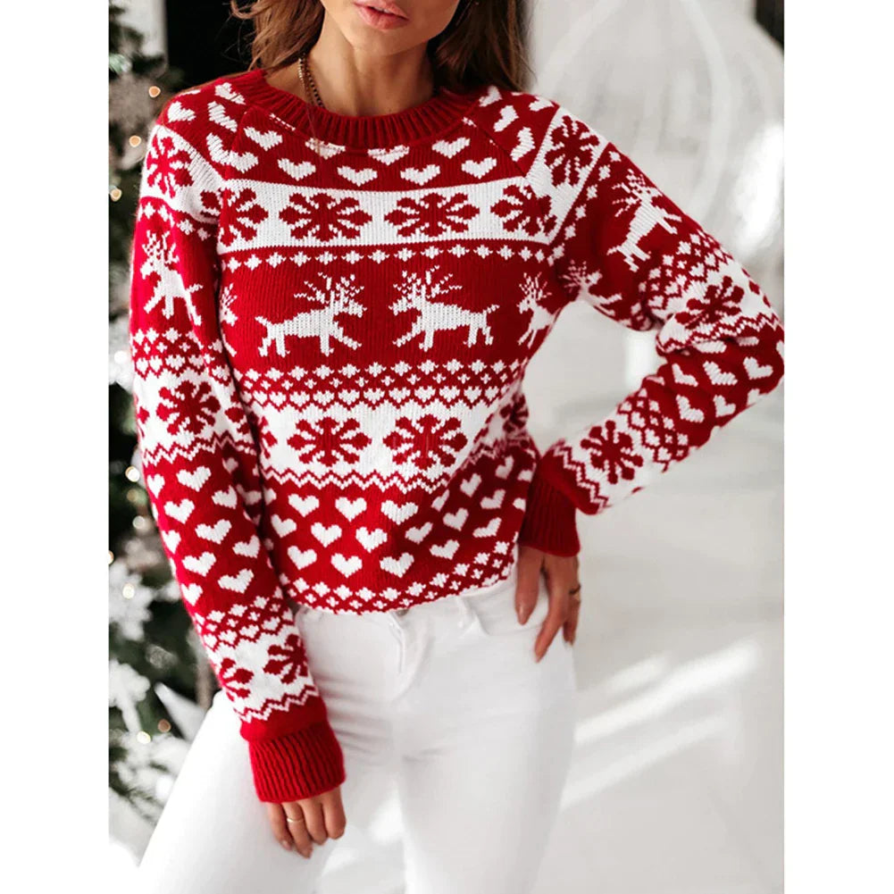 Women's festive sweater