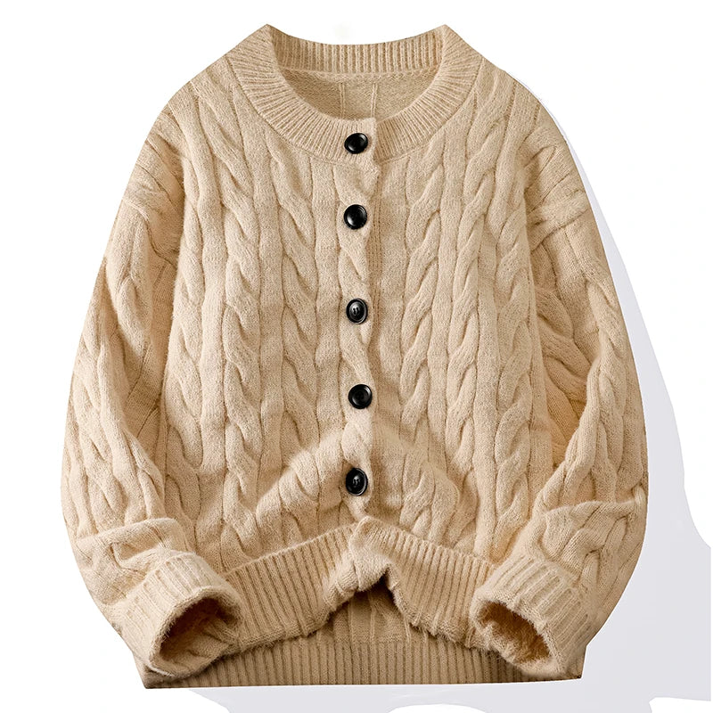 Men's classic knit cardigan