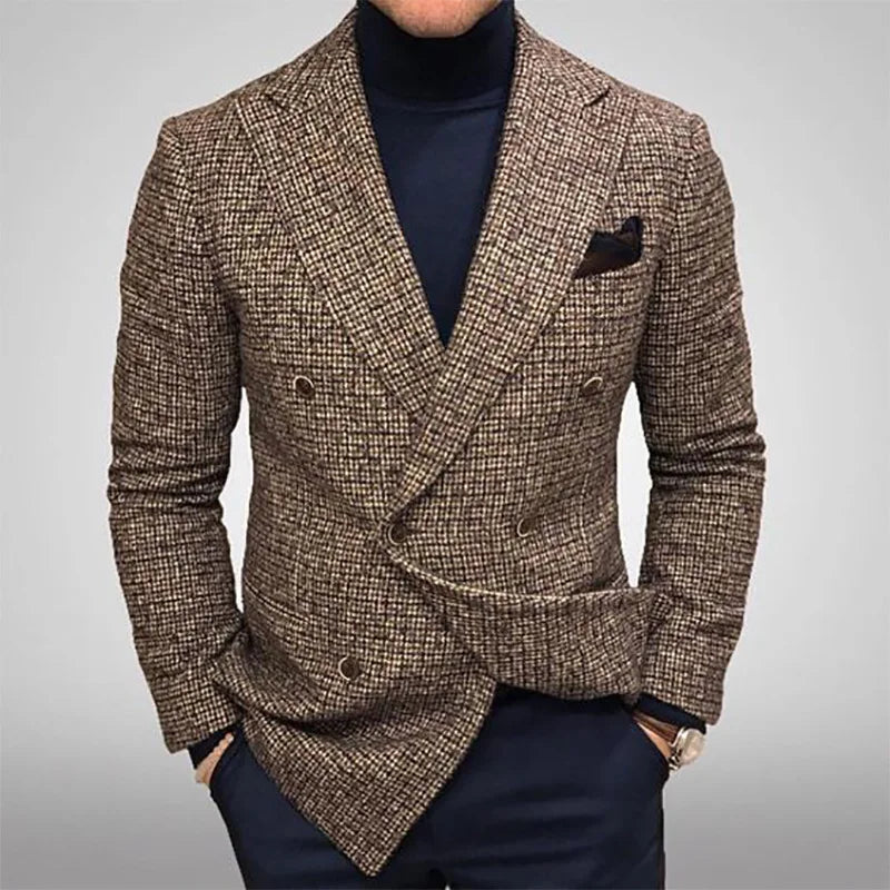 Men's modern textured blazer