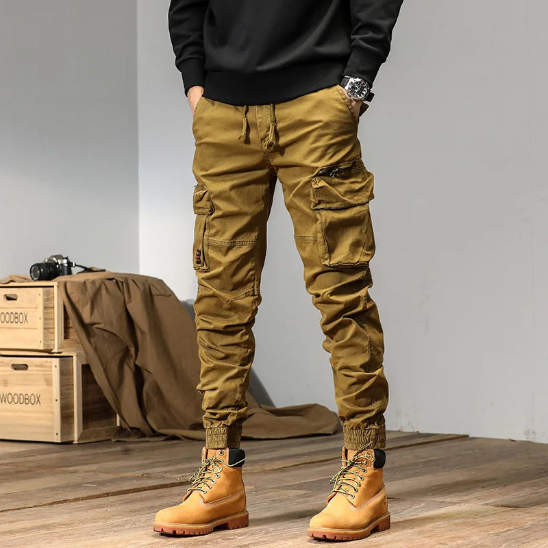 Men's casual cargo joggers