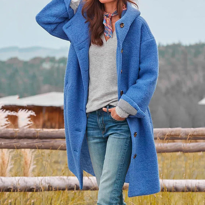 Women's hooded coat for effortless fall style