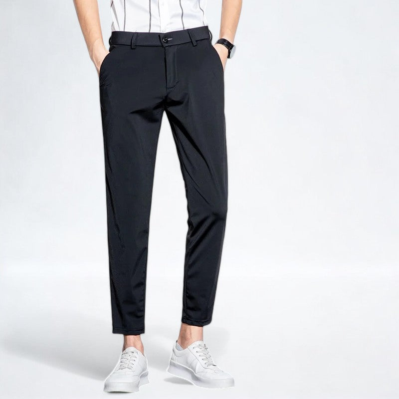 Men's slim fit casual pants for light business