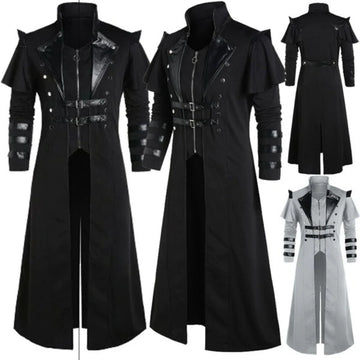 Men's steampunk gothic coat