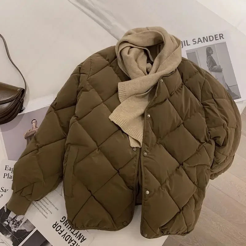 Casual quilted jacket for women