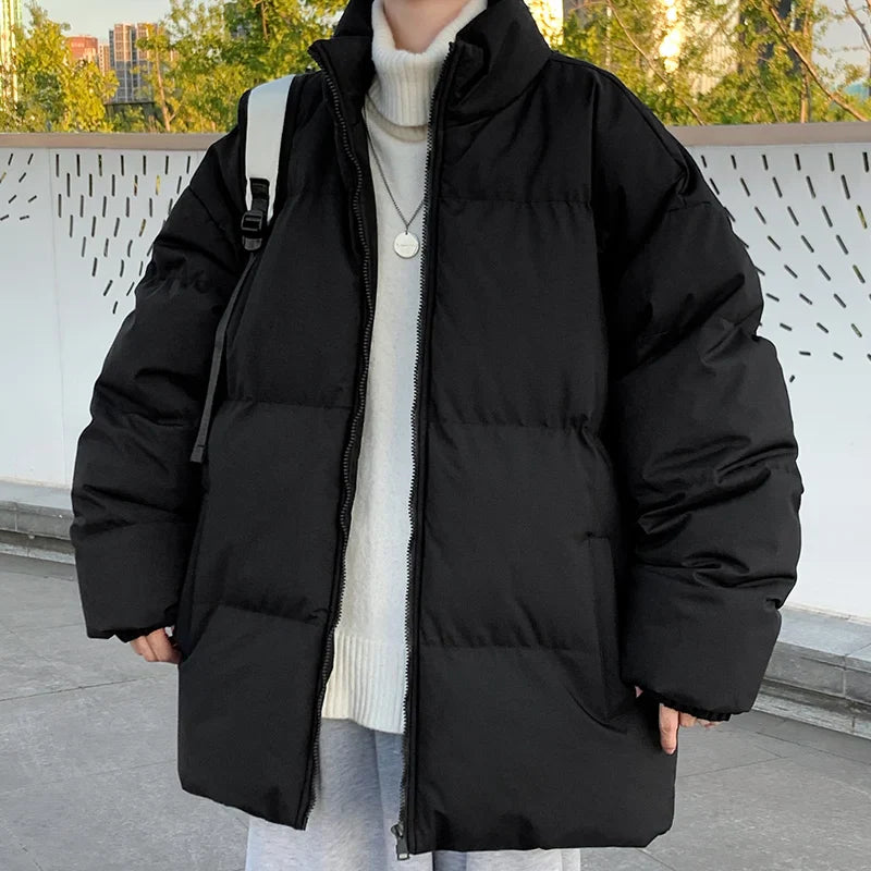 Men’s winter loose parka jacket