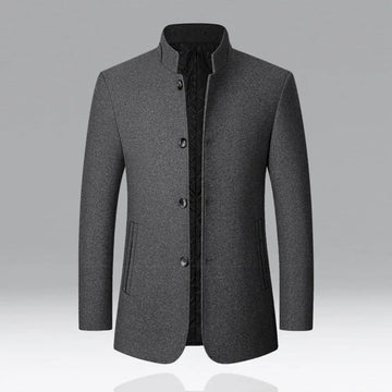 Men's mandarin collar jacket