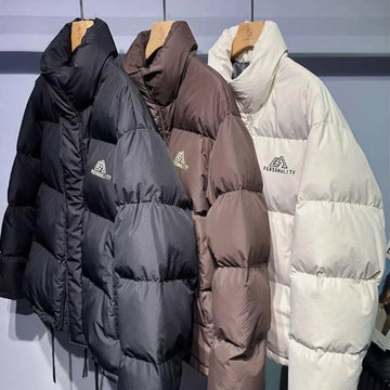 Men's padded quilted puffer jacket