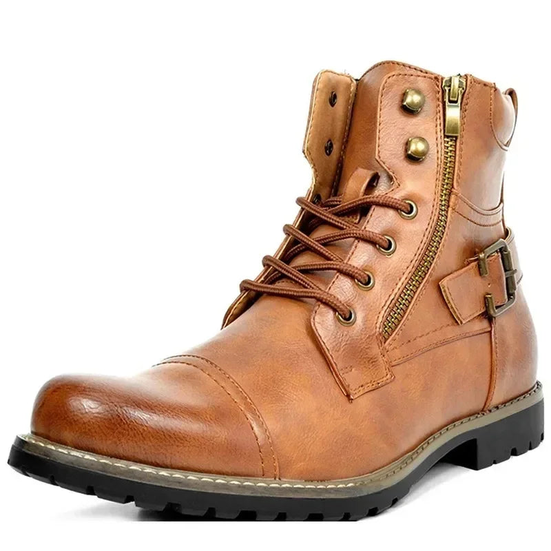 Men's modern lace-up boots