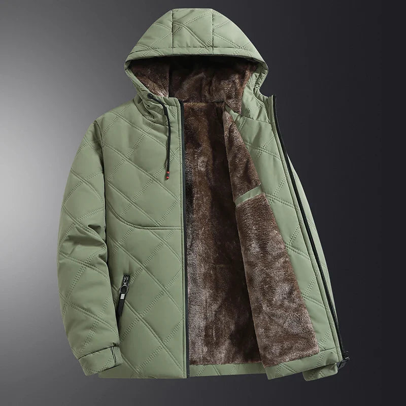 Storm | Quilted Hooded Jacket with Faux Fur Lining