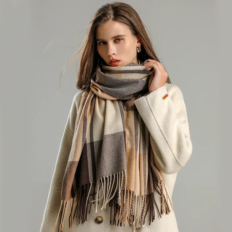 Willow | Wool Statement Wrap with Oversized Draping