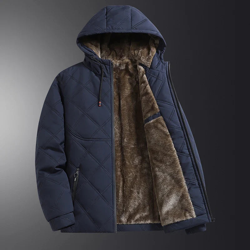 Storm | Quilted Hooded Jacket with Faux Fur Lining
