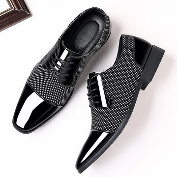 Men's classic dress shoes with comfortable insoles