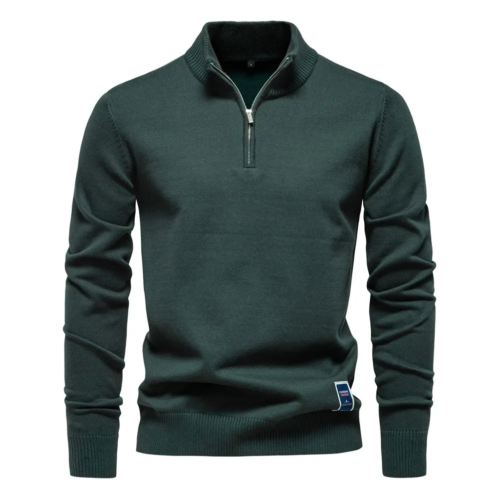 Men's quarter-zip sweater