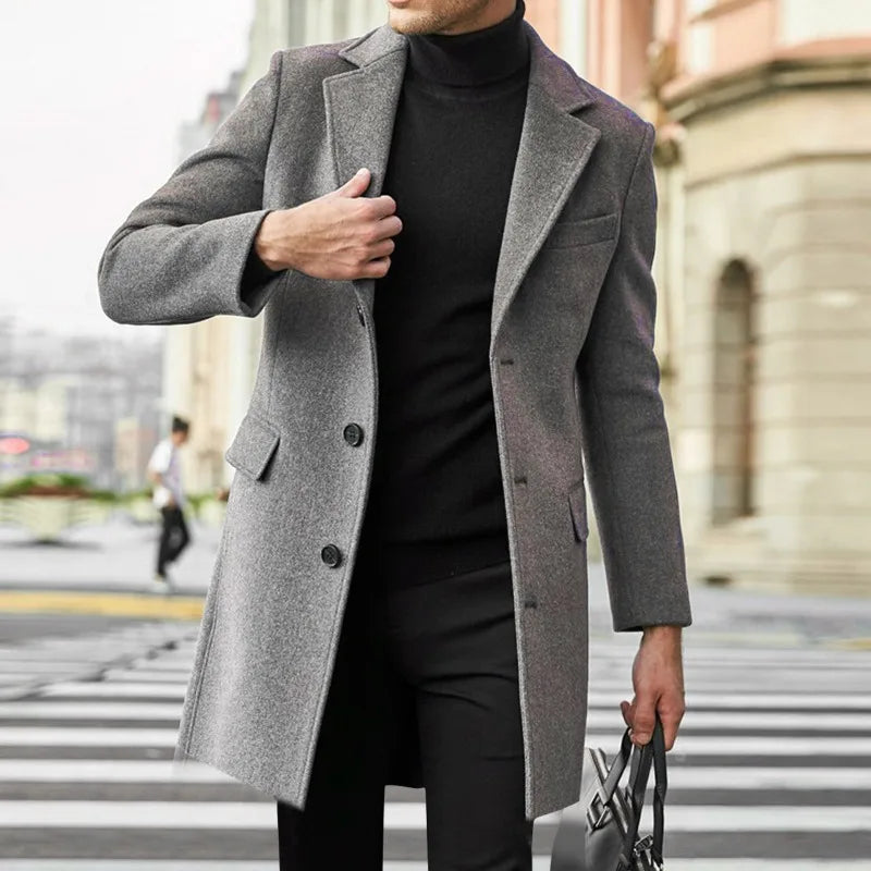 Men's tailored overcoat