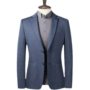 Men's single-breasted executive blazer