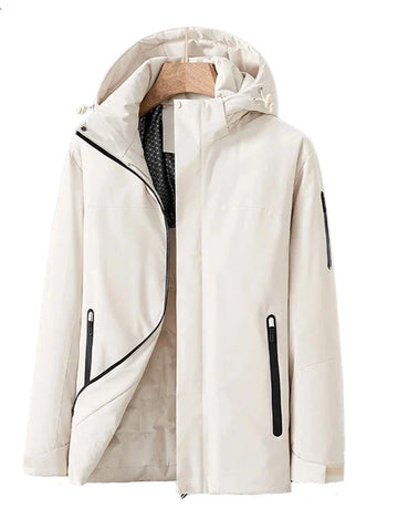 Women's waterproof hooded jacket