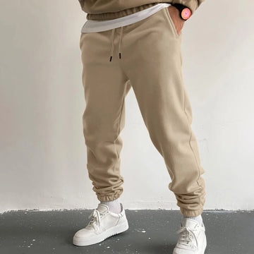 Men's comfortable athletic pants with drawstring waist