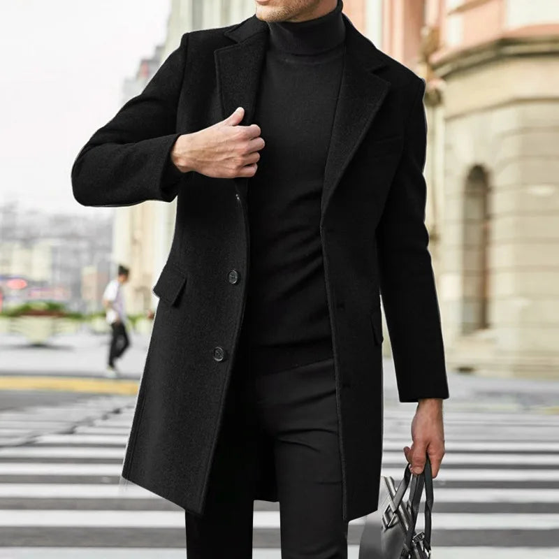 Men's tailored overcoat