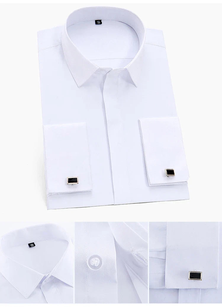 Theodore - Classic French Plain Shirt for Men