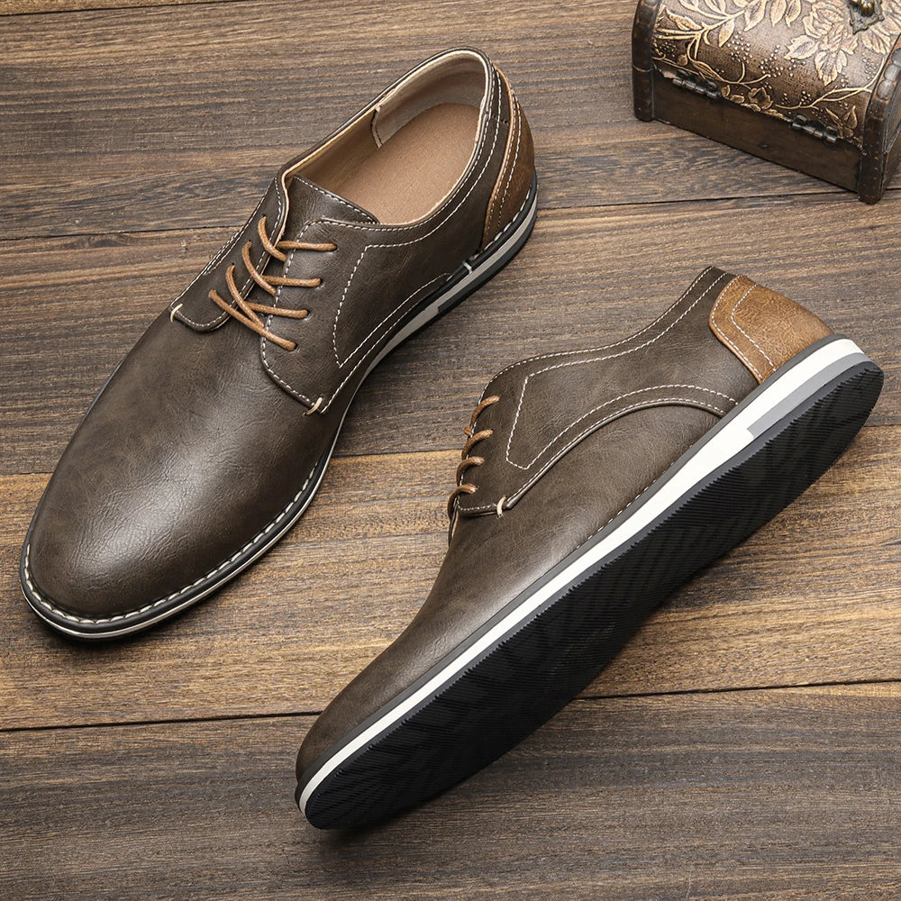 Men's modern derby shoes