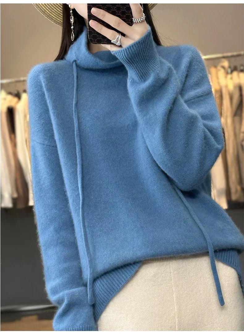 Women's cozy pullover sweater