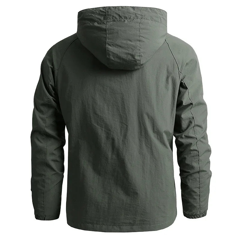 Sergio - men's waterproof hooded windbreaker for outdoor activities