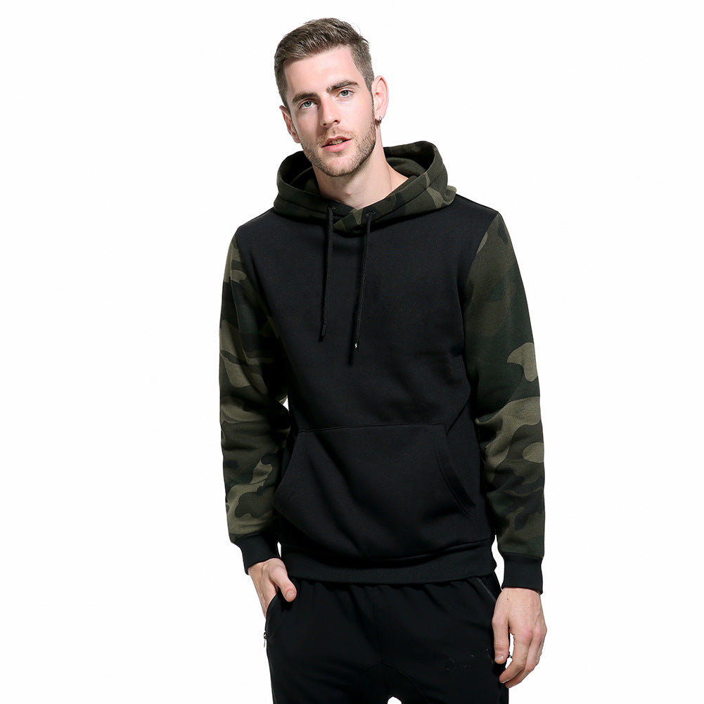 Men's winter camouflage hoodie