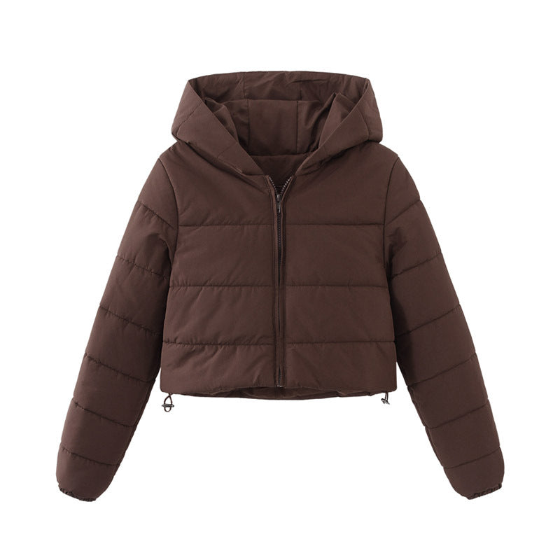 Women's short hooded  winter coat